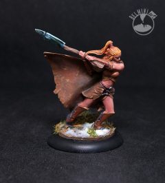 Female Barbarian with Double Axe