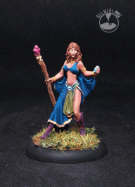 Female mage with Staff