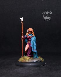 Female Elven Mage with Staff