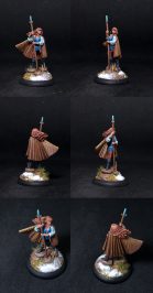 Mind of the Magic - Female Ranger with Spear