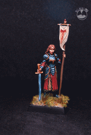 Darksword Female Paladin with Sword