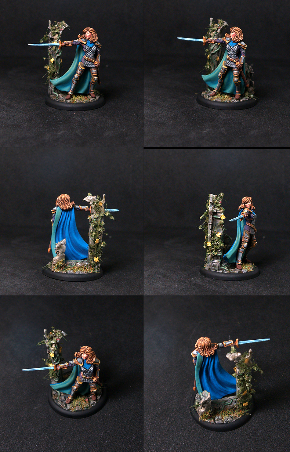 Female Cavalier with Long Sword
