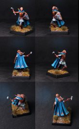 Female Warrior/Cleric with warhammer