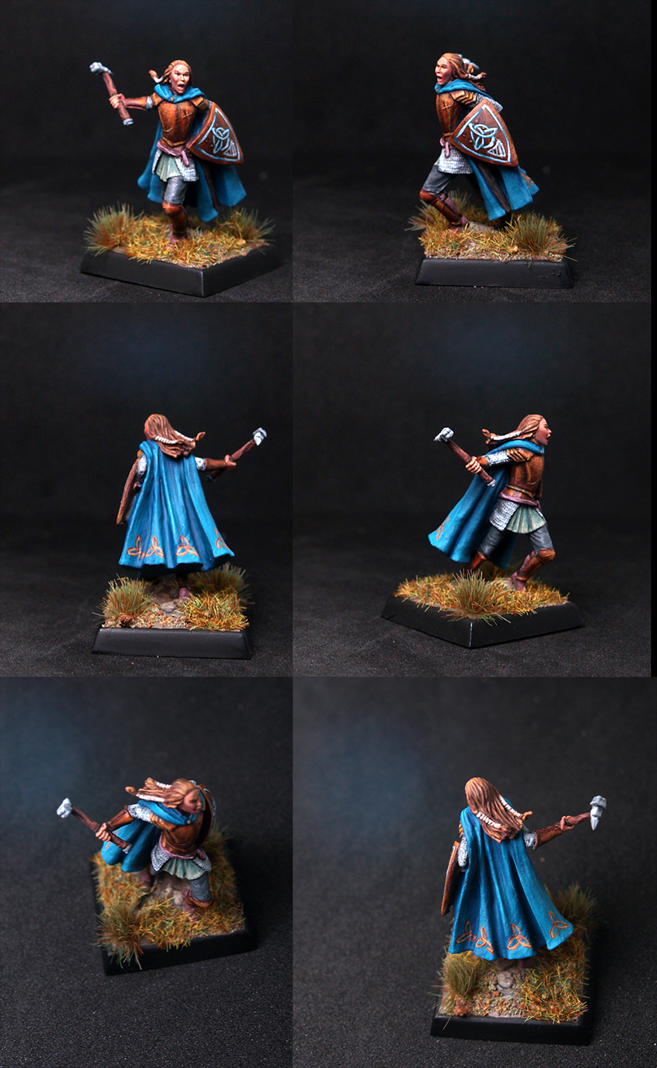 Female Warrior/Cleric with warhammer