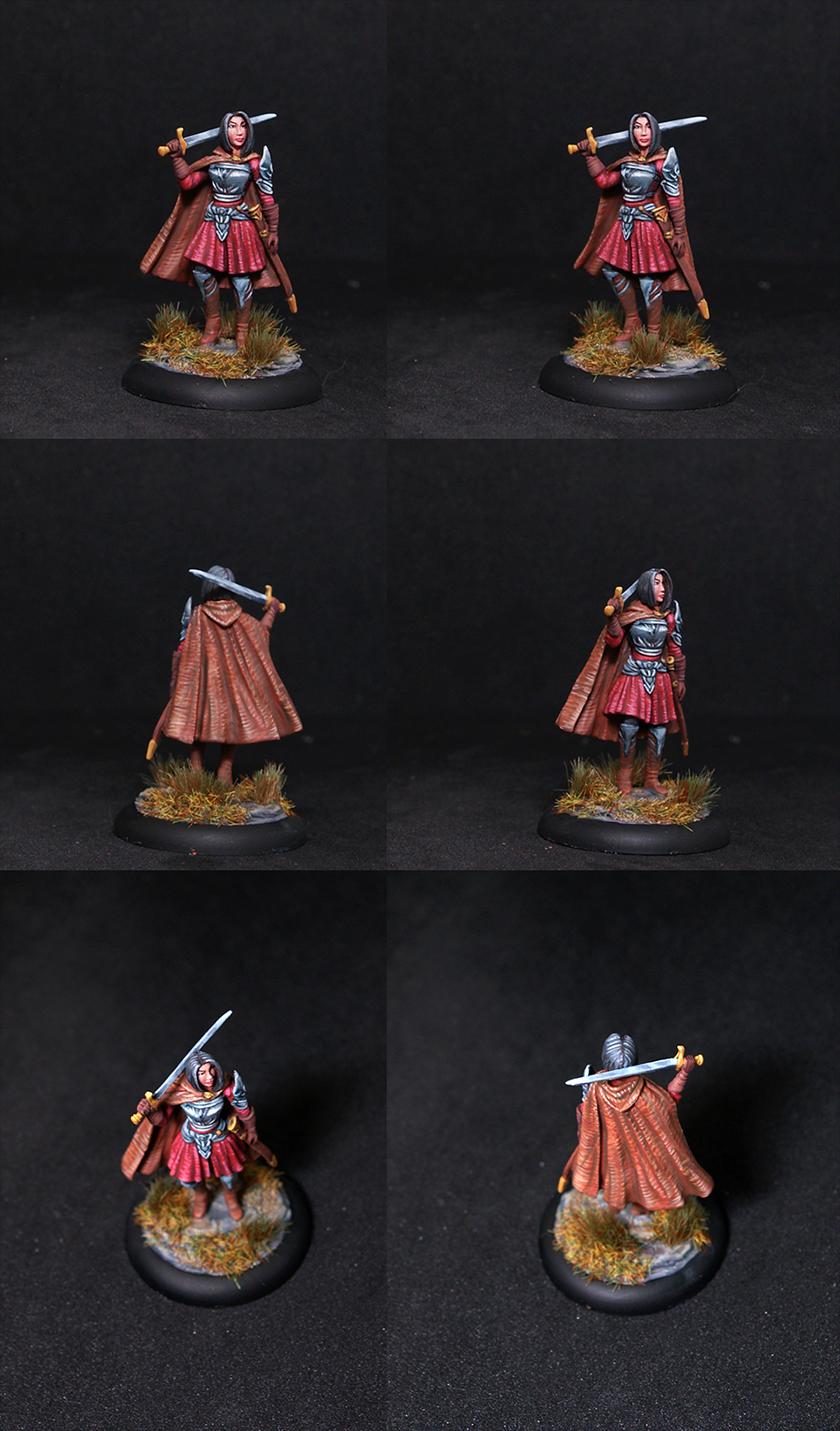 Female Warrior with Long Sword DSM7482