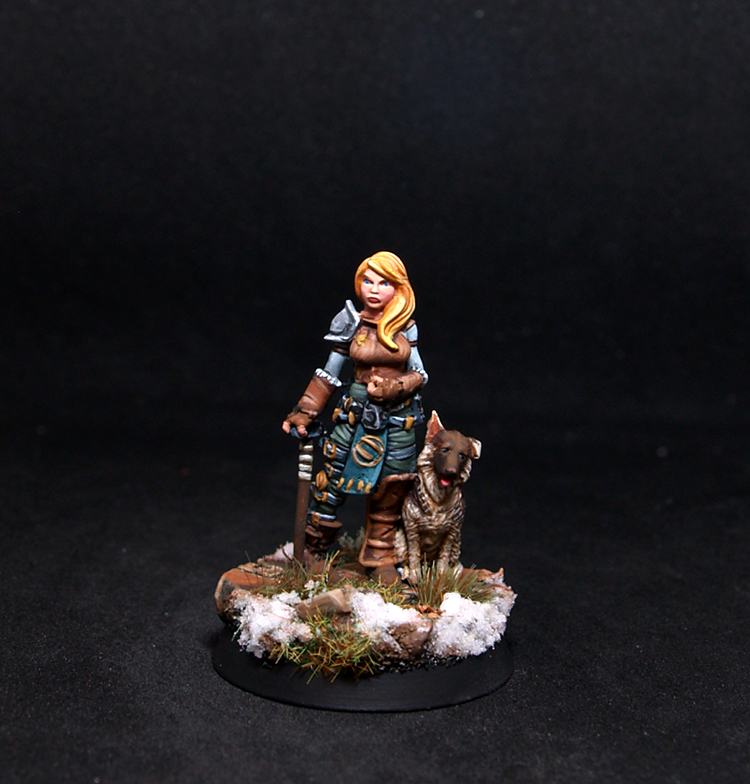 Guild Ball Sherry Female Adventurer with Dog