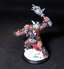 Ogre Champion.Monster.Rpg rol character or npc.Hand painted miniature.Printed