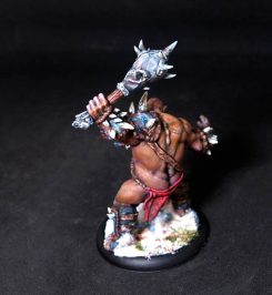 Ogre Champion.Monster.Rpg rol character or npc.Hand painted miniature.Printed