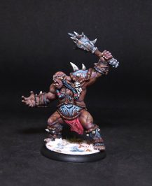 Ogre Champion.Monster.Rpg rol character or npc.Hand painted miniature.Printed