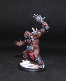 Ogre Champion.Monster.Rpg rol character or npc.Hand painted miniature.Printed