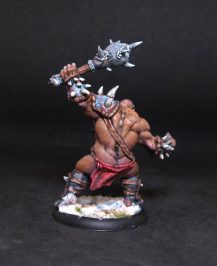 Ogre Champion.Monster.Rpg rol character or npc.Hand painted miniature.Printed