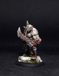 Ogre Champion.Monster.Rpg rol character or npc.Hand painted miniature.Printed
