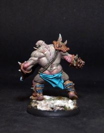 Ogre Champion.Monster.Rpg rol character or npc.Hand painted miniature.Printed