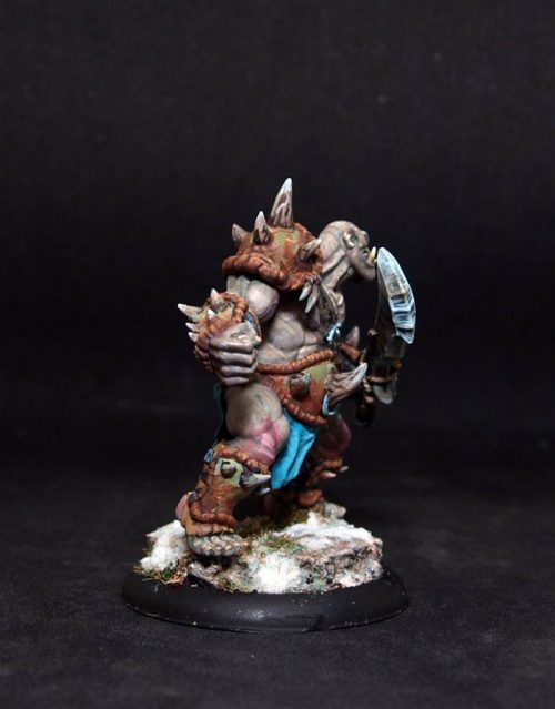 Ogre Champion.Monster.Rpg rol character or npc.Hand painted miniature.Printed