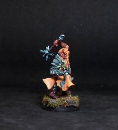 Male cleric.Rpg rol character or npc.Hand painted miniature.Printed