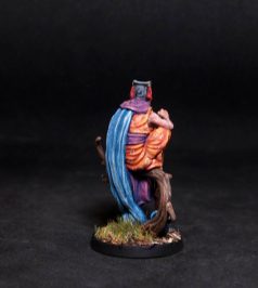 Old man on tree.Rpg character.Hand painted miniature