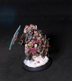 Beastman.Monster.Rpg rol character or npc.Hand painted miniature.Printed